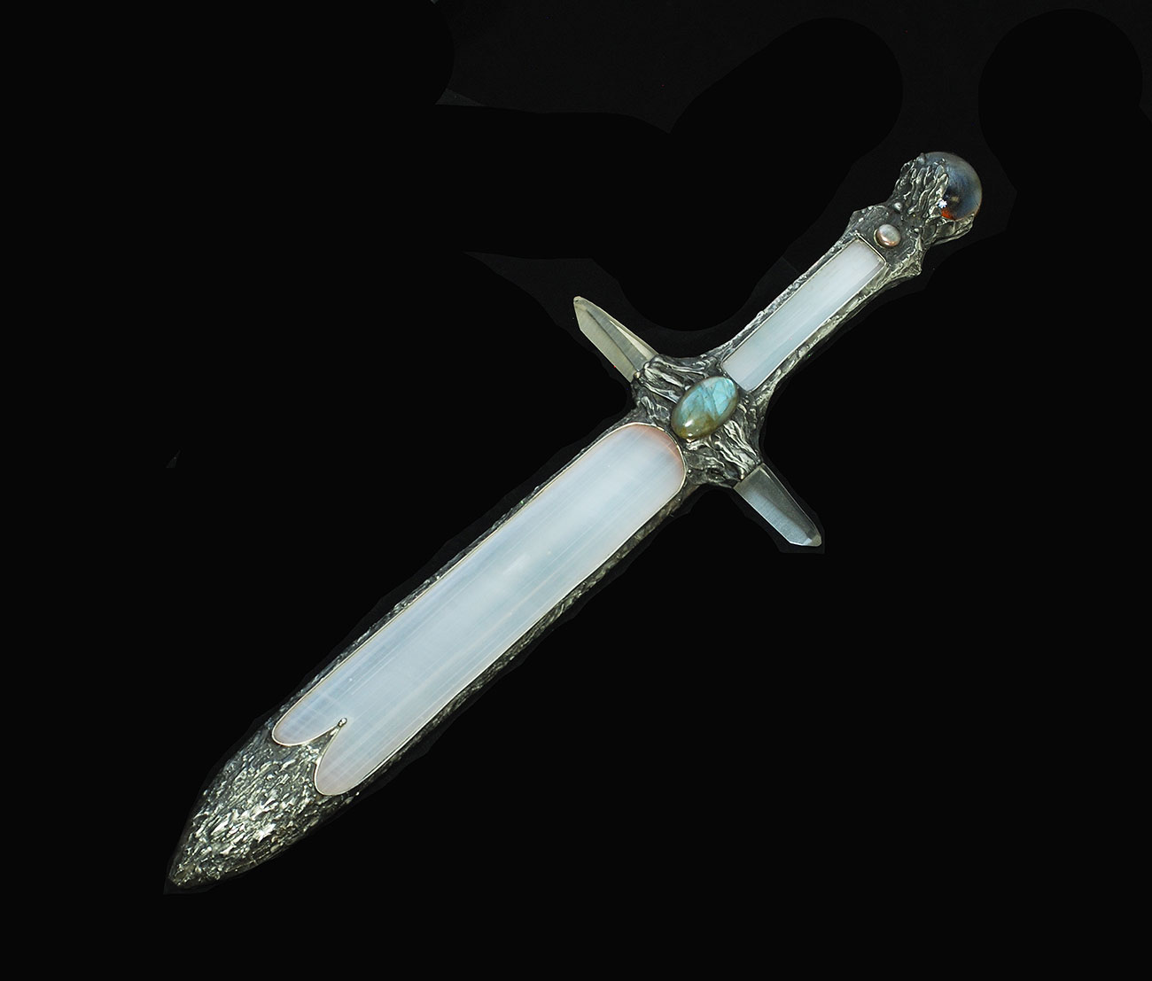 Selenite Crown Chakra Sword