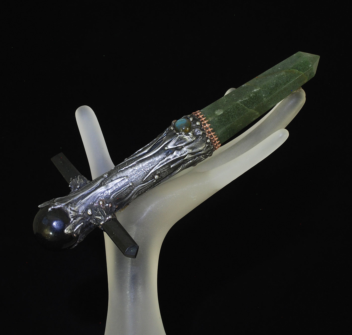 Shungite Jade Ceremonial Athame